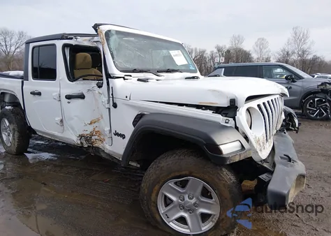 2020 Jeep Gladiator Sport S 4X4 z USA, uszkodzony, nr VIN 1C6HJTAG2LL109499